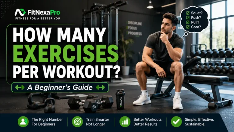 How many exercises per workout