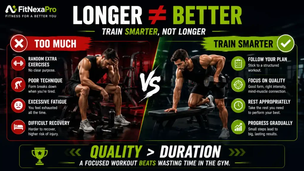 Signs a beginner workout may be too long