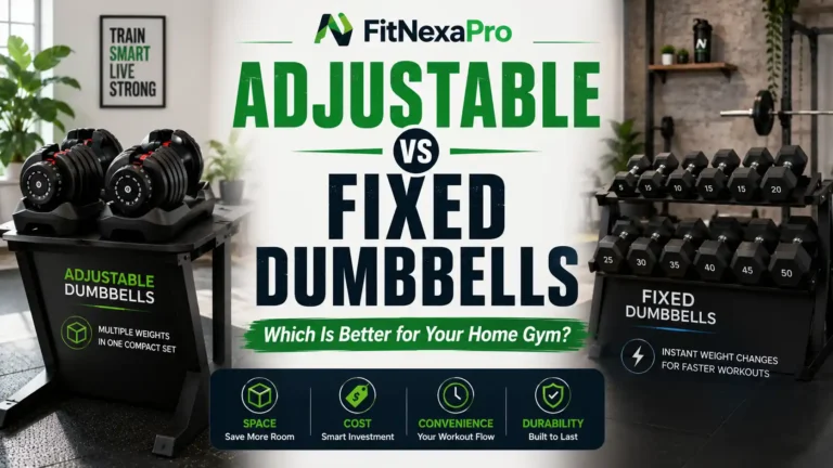 Adjustable vs fixed dumbbells for a home gym