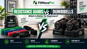 Resistance bands vs dumbbells for beginner home workouts