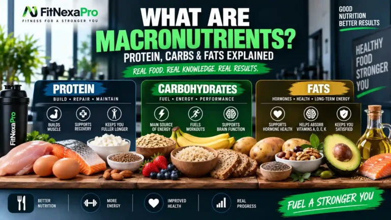 What are macronutrients protein carbohydrates and fats explained