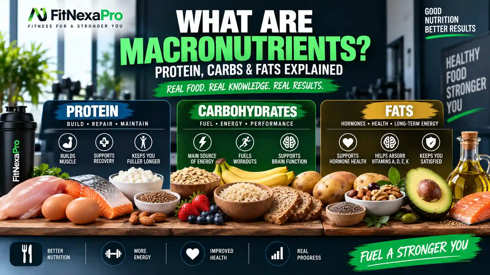 What are macronutrients protein carbohydrates and fats explained