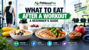 What to eat after a workout beginner nutrition guide